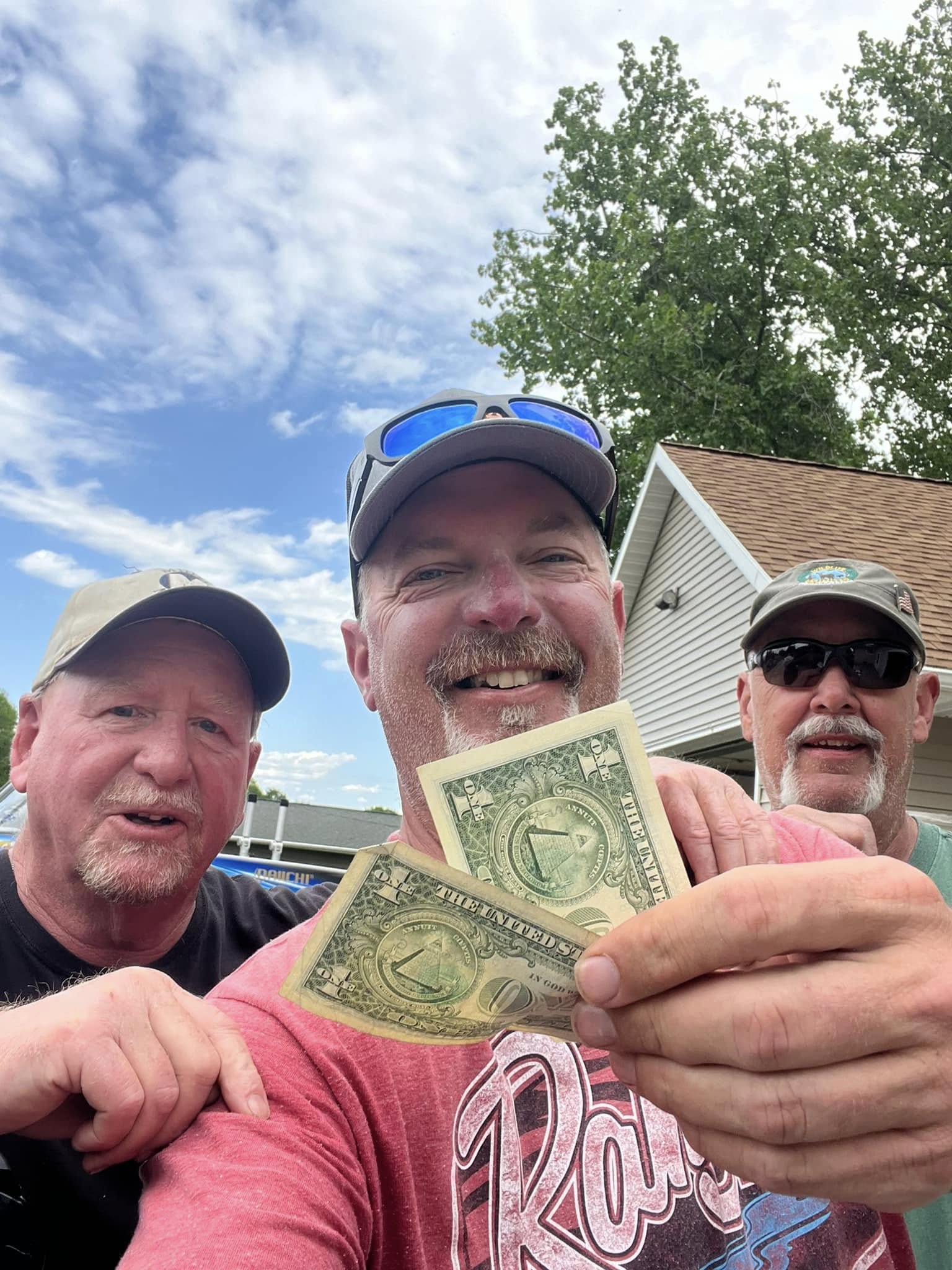 Captain Chad having fun after a friendly bet with friends