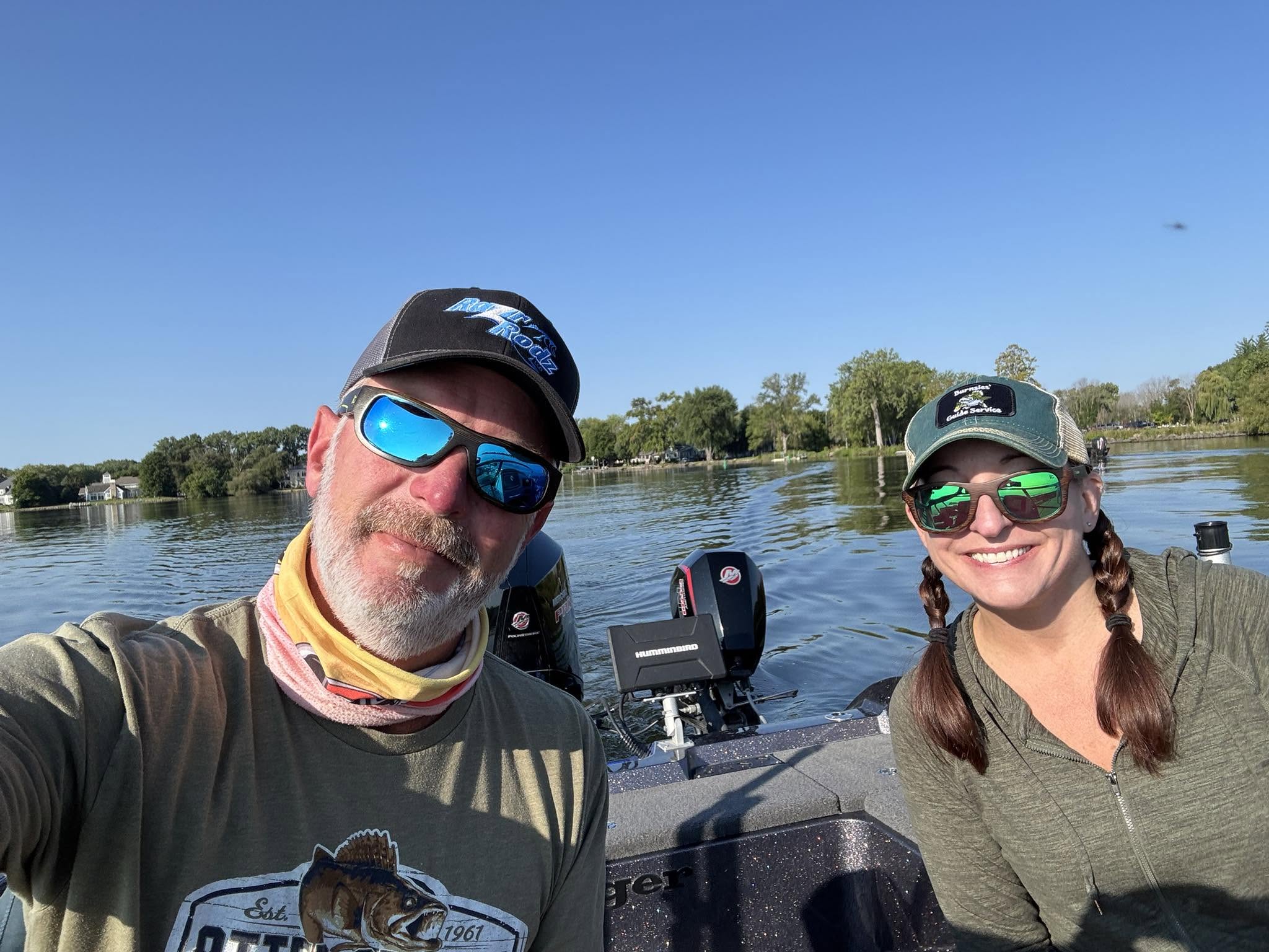 Captain Chad Burns and Karrie of Burnsies Guide Service